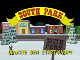 South Park (Germany) Title Screen
